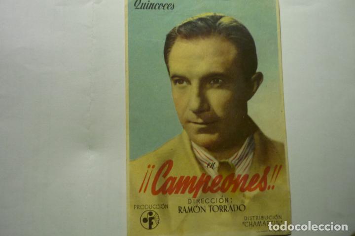 Cine: programa campeones .-jacinto quincoces- - Foto 1