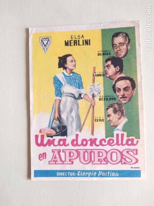 Cine: PROGRAMA DE CINE UNA DONCELLA EN APUROS.ELSA MERLINI. - Foto 1