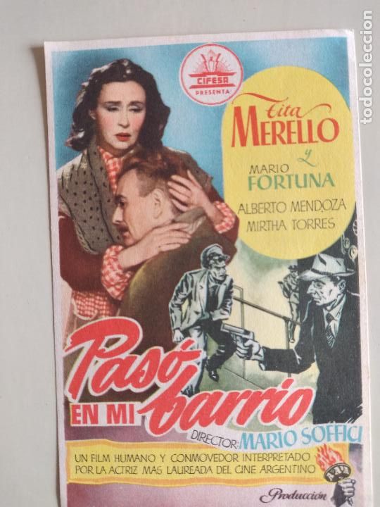 Cine: PROGRAMA DE CINE PASO EN MI BARRIO. TITA MERELLO. - Foto 1