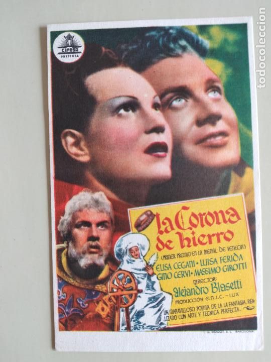 Cine: PROGRAMA DE CINE LA CORONA DE HIERRO. ELISA CEGANI. - Foto 1