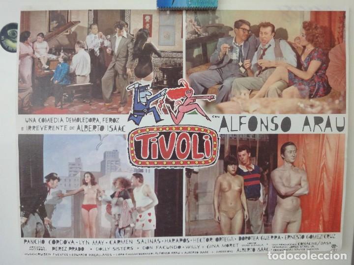  Foglietti di film di film antichi di cinema: Mexican Lobby Card Tivoli Alfonso Arau Lyn May Carmen Salinas Harapos 1975