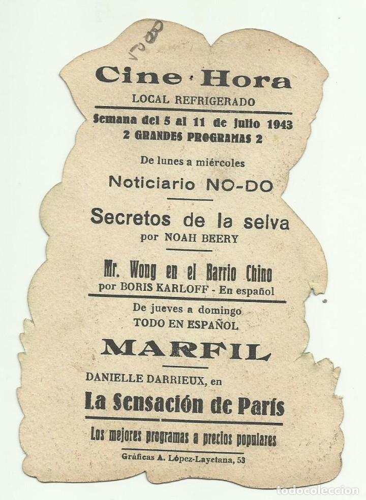 Cine: PTCC 062 MARFIL PROGRAMA TROQUELADO FEBRER Y BLAY FRANK MAYO - Foto 2