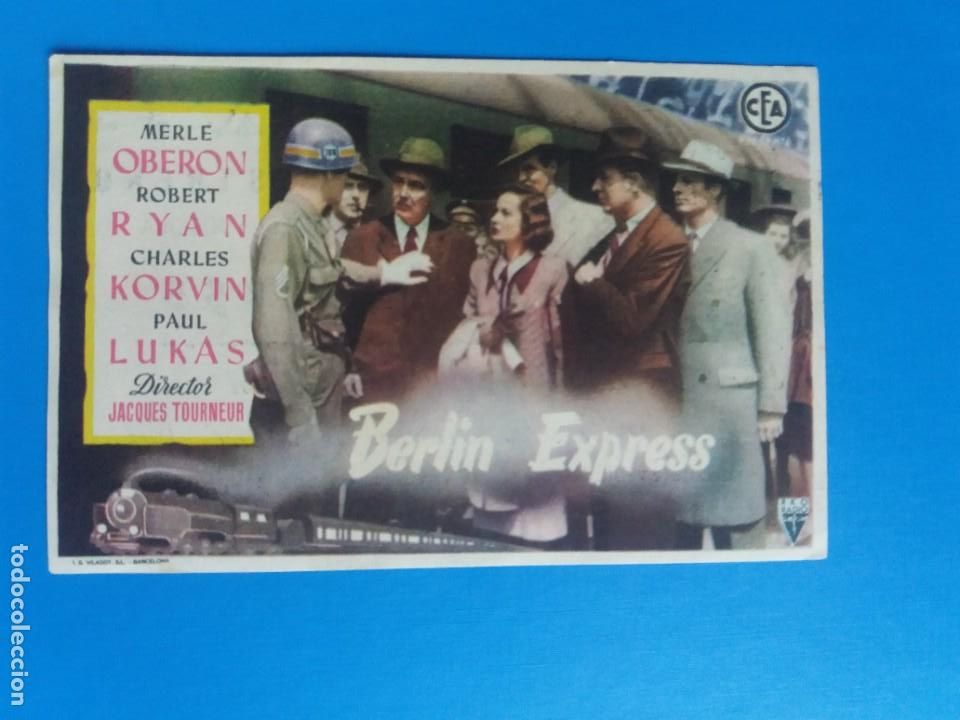 Cine: Berlin Express con Publicidad Cine Goya - Foto 1