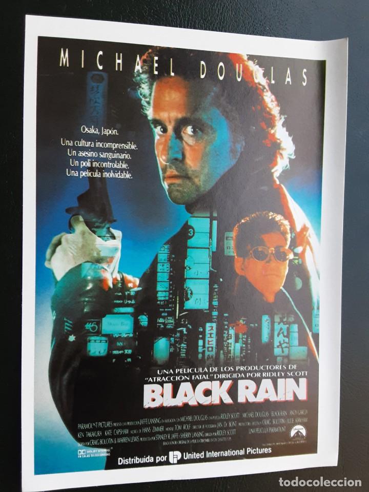 Cine: BLACK RAIN, MICHAEL DOUGLAS, IMPRESO EN LOS OCHENTA - Foto 1