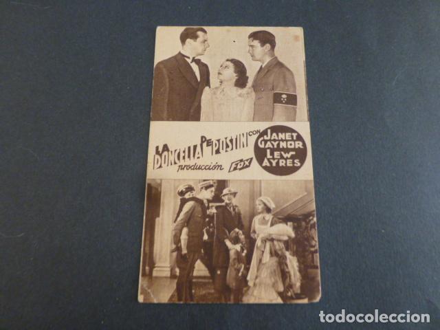 Cine: LA DONCELLA DE POSTIN PROGRAMA DE MANO - Foto 1