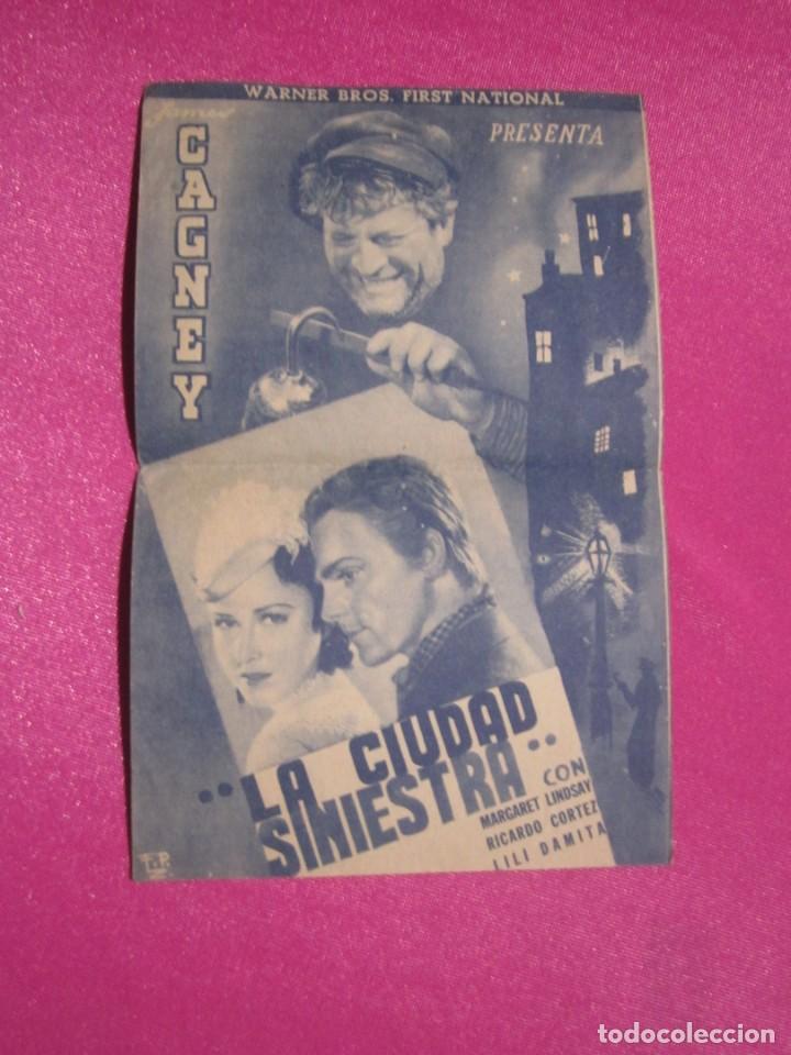 Cine: LA CIUDAD SINIESTRA JAMES CAGNEY PROGRAMA DE CINE DOBLE C2 - Foto 1