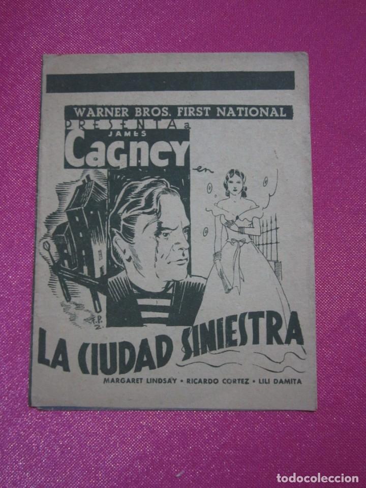 Cine: LA CIUDAD SINIESTRA JAMES CAGNEY PROGRAMA DE CINE DOBLE C2 - Foto 5