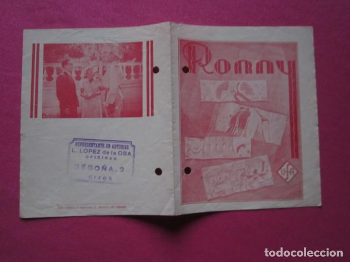 Cine: RONNY KATHE VON NAGY PROGRAMA DE CINE DOBLE UFA C2 - Foto 2