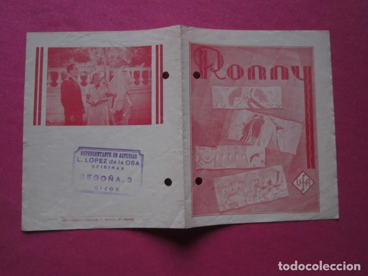 Cine: RONNY KATHE VON NAGY PROGRAMA DE CINE DOBLE UFA C2 - Foto 5