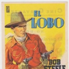  Foglietti di film di film antichi di cinema: EL LOBO (CON PUBLICIDAD). Lote 253030470