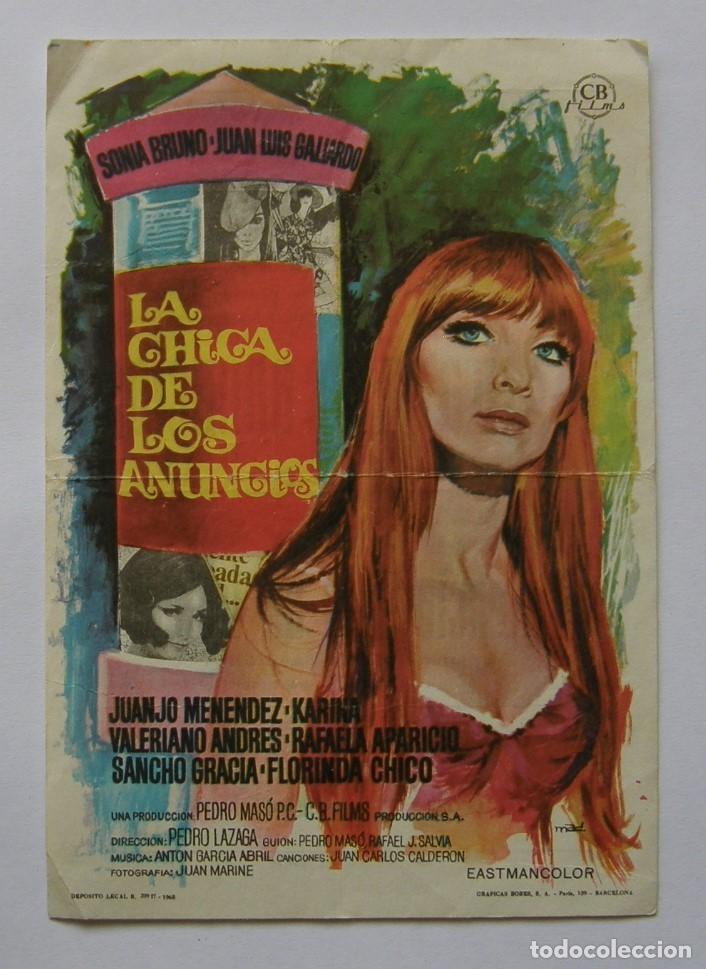 Cine: PROGRAMA DE CINE LA CHICA DE LOS ANUNCIOS - Foto 1
