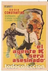 Cine: Programa CIne. El Agente K, ser&aacute; asesinado. 19-1112 - Foto 1