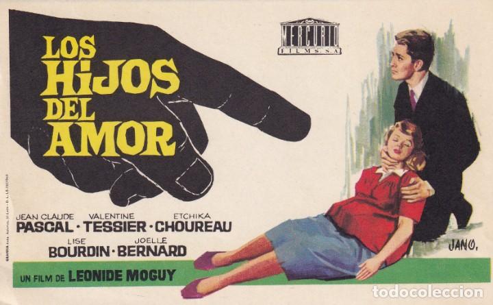 Cine: LOS HIJOS DEL AMOR .- JEAN CLAUE PASCAL - Foto 1