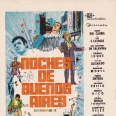 Cine: NOCHES DE BUENOS AIRES .- HUGO DE CARRIL