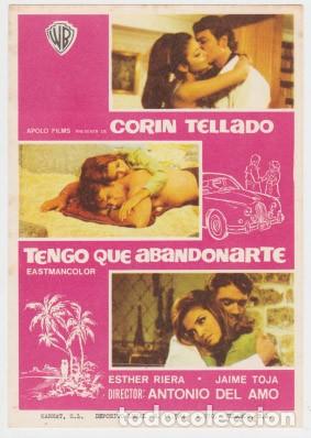 Cine: TENGO QUE ABANDONARTE - Foto 1