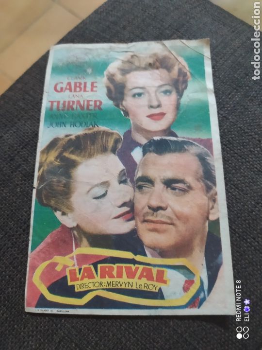 Cine: Folleto de mano LA RIVAL cine mundial