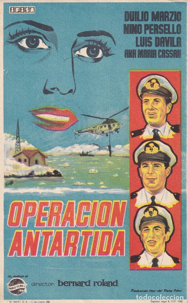 Cine: OPERACION ANTARTIDA .- DUILIO MARZIO - Foto 1