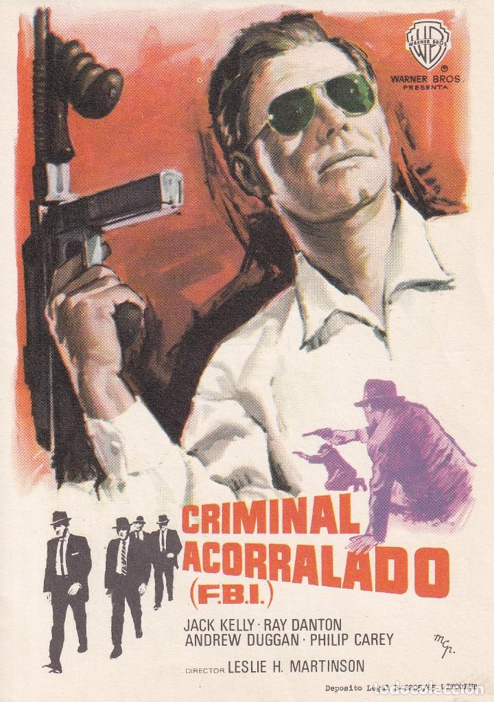 Cine: CRIMINAL ACORRALADO (F.B.I.) .- JACK KELLY