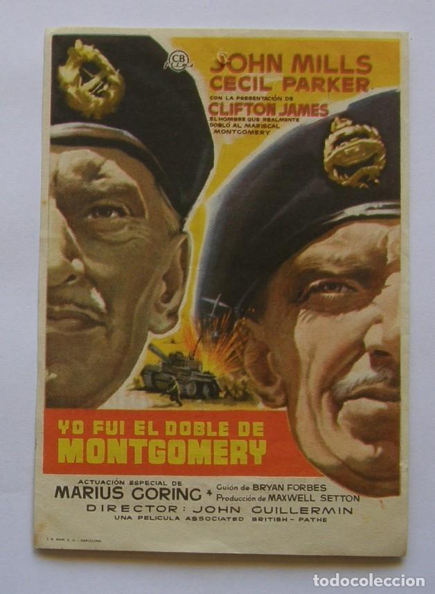 Cine: PROGRAMA DE CINE YO FUI EL DOBLE DE MONTGOMERY - Foto 1
