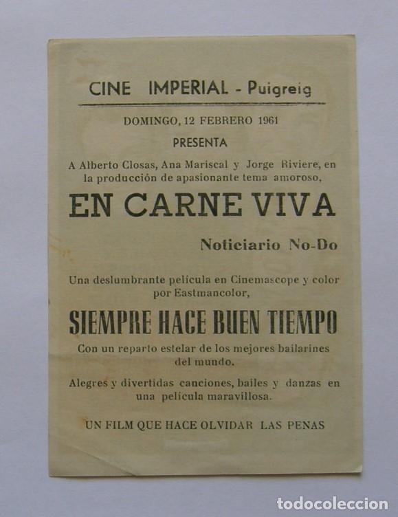 Cine: PROGRAMA DE CINE SIEMPRE HACE BUEN TIEMPO - Foto 2