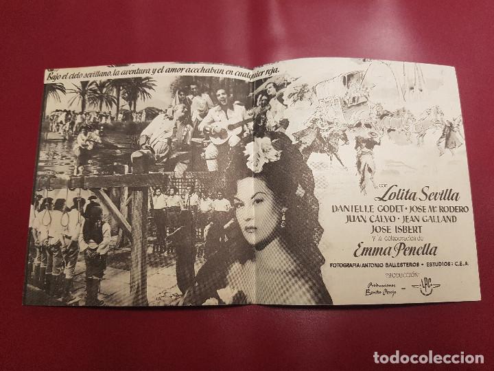 Cine: PROGRAMA DE MANO - AVENTURAS DEL BARBERO DE SEVILLA - PUBLICIDAD - Foto 2