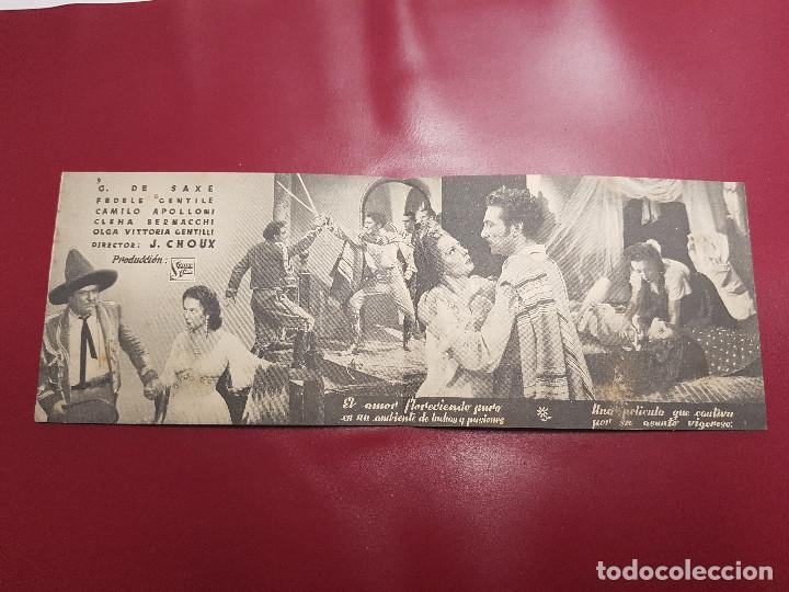 Cine: PROGRAMA DE MANO - ROSA DE SANGRE - PUBLICIDAD - Foto 2