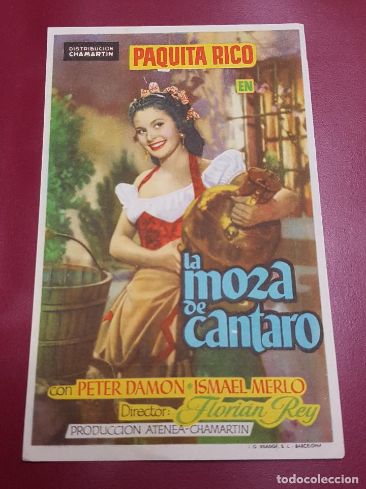 Cine: PROGRAMA DE MANO - LA MOZA DE CANTARO - PUBLICIDAD - Foto 1
