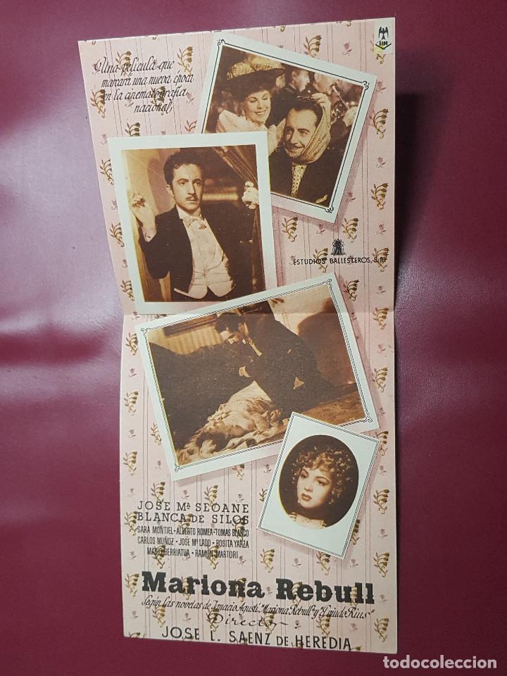 Cine: PROGRAMA DE MANO - MARIONA REBULL - PUBLICIDAD - Foto 2