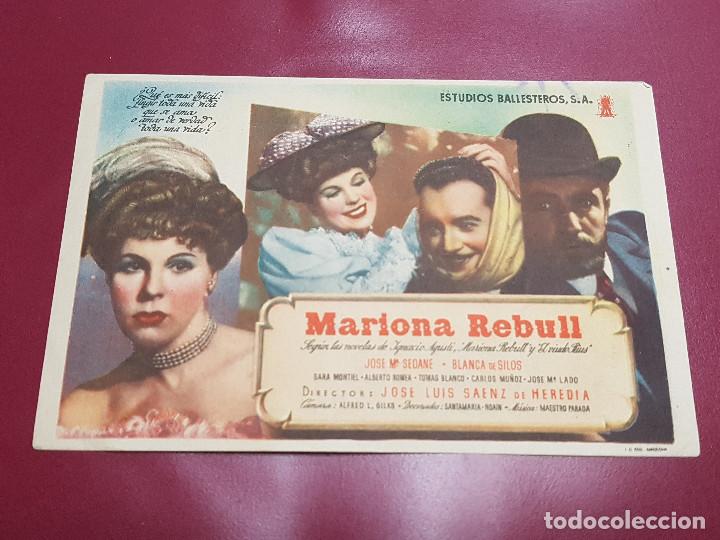 Cine: PROGRAMA DE MANO - MARIONA REBULL - PUBLICIDAD - Foto 1