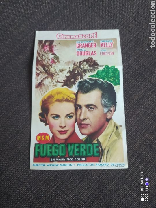 Cine: Folleto de mano FUEGO VERDE