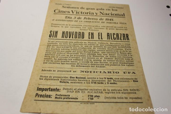 Cine: PROGRAMA DE MANO SIN NOVEDAD EN EL ALCAZAR - Foto 2