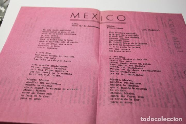 Cine: PROGRAMA DE MANO LOCAL CANCIONERO EL CANTOR DE MEXICO - Foto 2