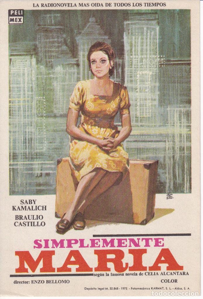 Cine: SIMPLEMENTE MARIA .- SABY KAMALICH - Foto 1