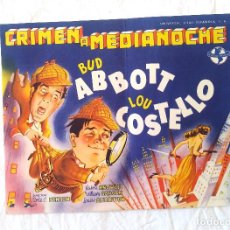 Cine: CRIMEN A MEDIANOCHE PROGRAMA CINE GRANDE AÑO 1945 TEATRO CINE VICH. Lote 257279970
