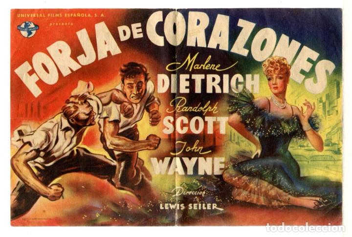 Cine: FORJA DE CORAZONES, con Marlene Dietrich. - Foto 1