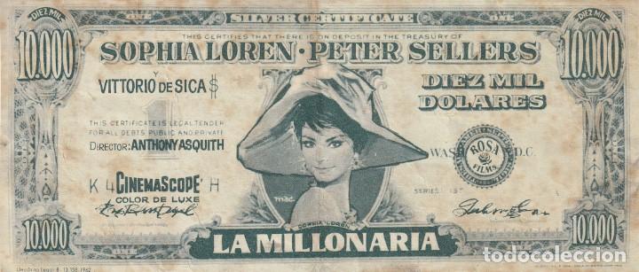 Cine: LA MILLONARIA .- SOPHIA LOREN - Foto 1