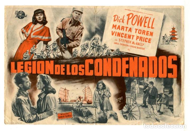 Cine: LEGION DE LOS CONDENADOS, con Dick Powell