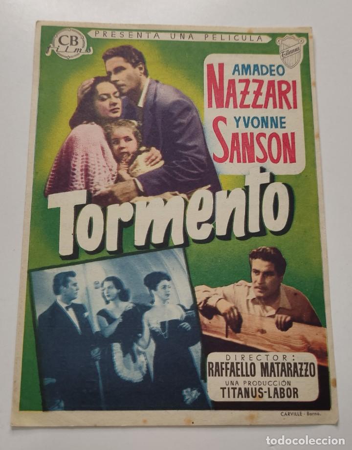 Cine: PROGRAMA DE CINE FOLLETO , PRINCIPAL CINEMA , TORMENTO - Foto 1