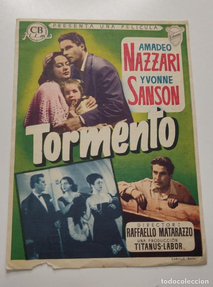 Cine: PROGRAMA DE CINE FOLLETO , PRINCIPAL CINEMA , TORMENTO - Foto 1