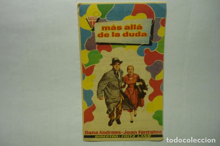 Cine: programa mas alla de la duda.-dana andrews - publicidad - Foto 1