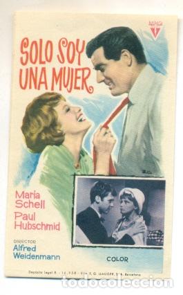 Cine: SOLO SOY UNA MUJER - PROGRAMA ORIGINAL SIN PUBLICIDAD - IMPECABLE - Foto 1