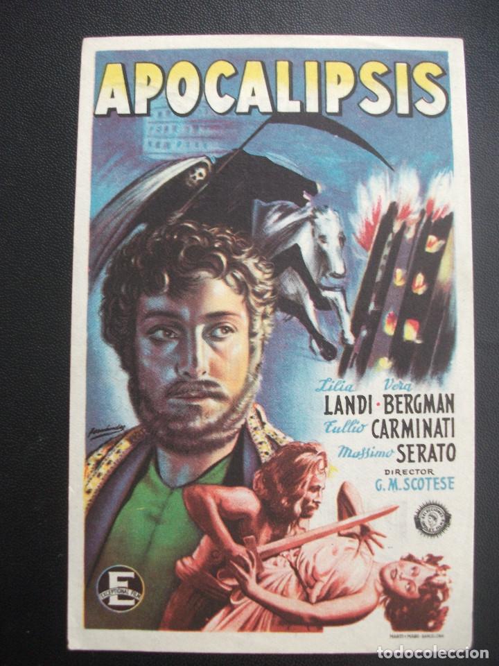 Kino: APOCALIPSIS, LILIA LANDI, CINE FANTASIO, BENDA&Ntilde;A, LA CORU&Ntilde;A