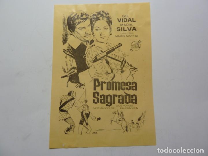 Cine: PROGRAMA DE MANO LOCAL PROMESA SAGRADA - Foto 1