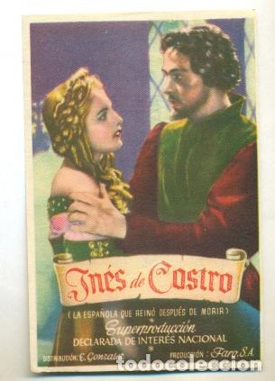 Kino: INES DE CASTRO SENCILLA - PROGRAMA ORIGINAL CON PUBLICIDAD - IMPECABLE