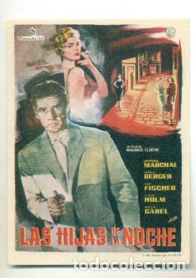 Cine: HIJAS DE LA NOCHE - GEORGES MARCHAL - PROGRAMA ORIGINAL SIN PUBLICIDAD - IMPECABLE - Foto 1