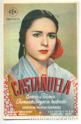Cine: CASTA&Ntilde;UELA - GRACIA DE TRIANA - PROGRAMA ORIGINAL CON PUBLICIDAD - IMPECABLE - Foto 1