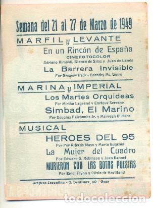 Cine: HEROES DEL 95 CON ALFREDO MAYO - PROGRAMA ORIGINAL CON PUBLICIDAD - - Foto 2