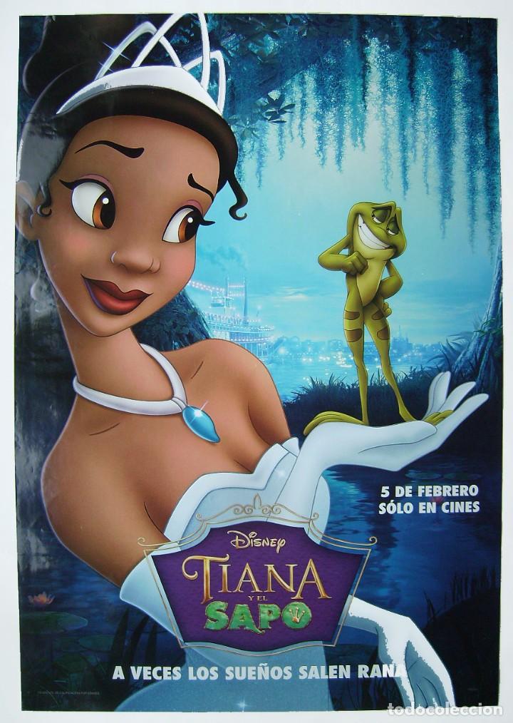 Cine: TIANA Y EL SAPO. P&Oacute;STER 68 X 98,5 cms.