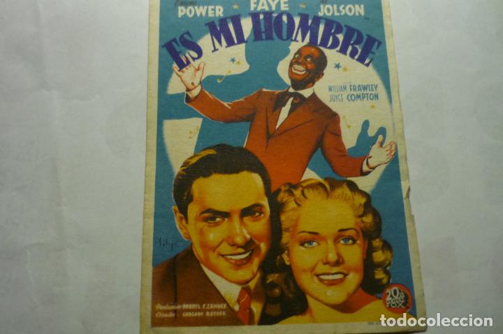 Cine: PROGRAMA ES MI HOMBRE.-TYRONE POWER kursaal reus - Foto 1