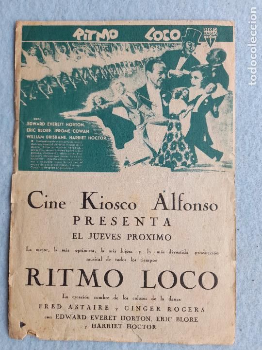 Cine: Ritmo Loco. Fred Astaire y Ginger Rogers. - Foto 2